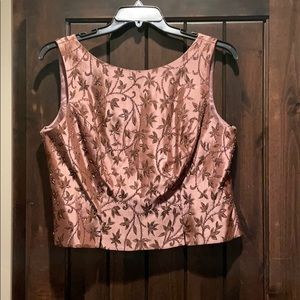 3 piece formal skirt, beaded top and jacket